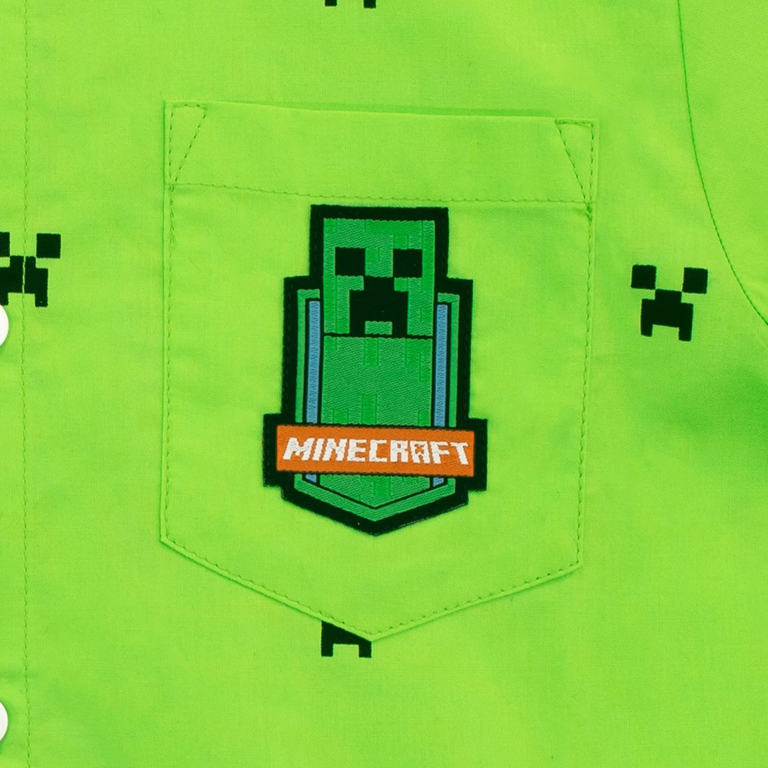 Minecraft Chłopcy Koszula Creeper