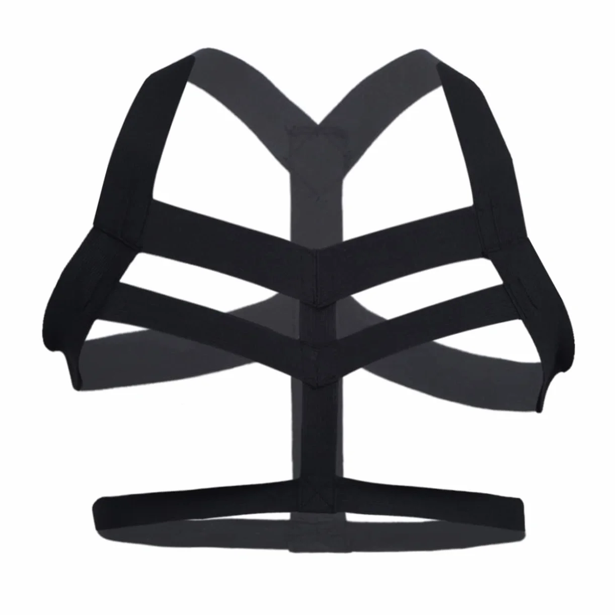 Freebily Body Chest Uprząż Męski Gej Nylon Wiszący Sportowy Pas na klatkę piersiową Uprząż Seksowna Bielizna Gorąca Otwarta Podkoszulek Kulturystyka Pasek Steampunk Top