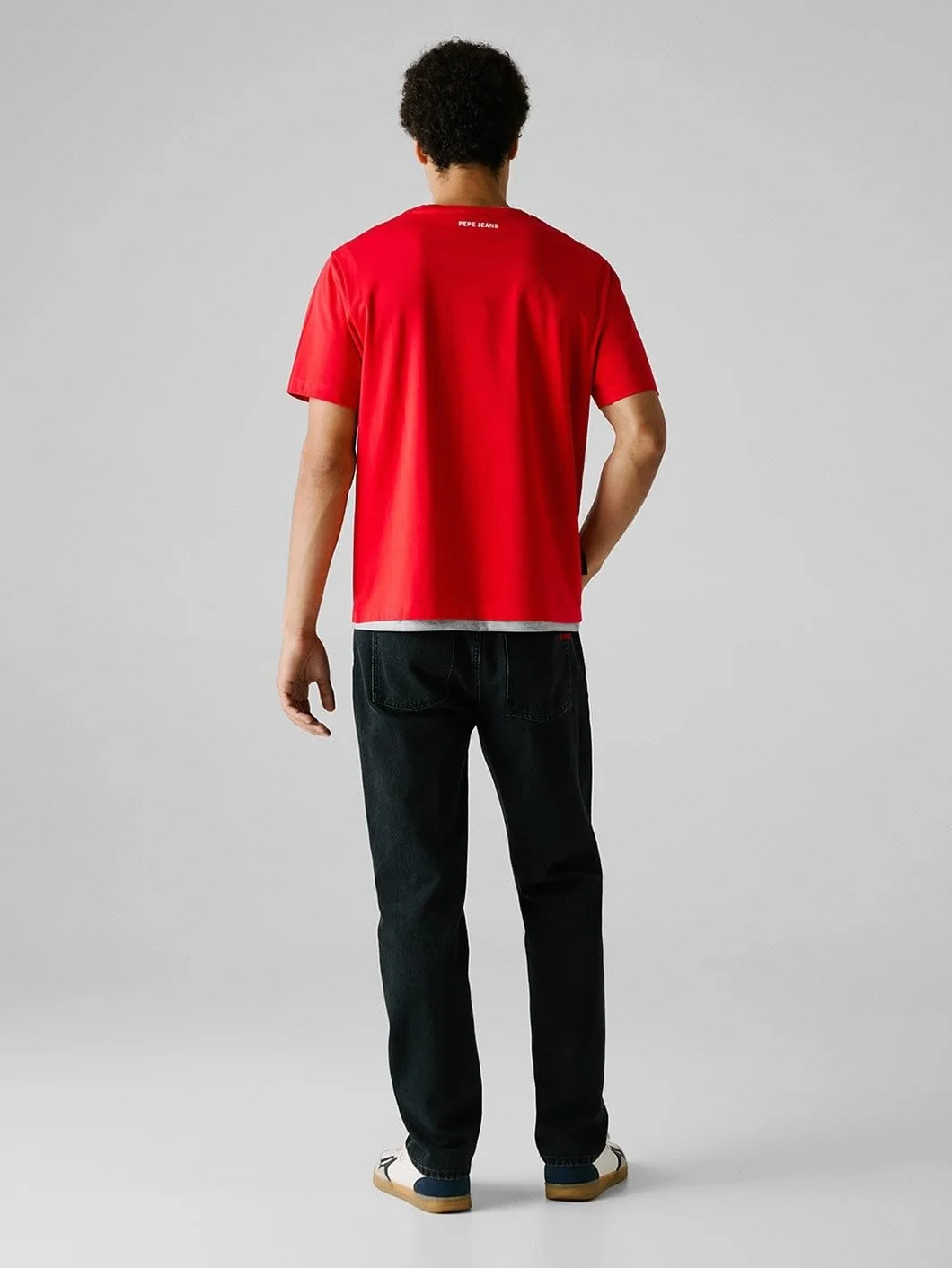 Red Bull Racing X Pepe Jeans Koszulka męska Reflect Logo TEE, czerwona (Mars RED), XXL, Czerwony (Mars Red), XXL