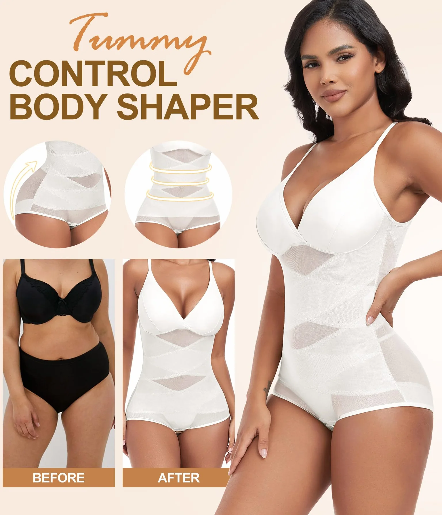 Bielizna modelująca sylwetkę, wyszczuplające brzuch, mocno modelujące ciało, z wbudowanym biustonoszem, oddychające, modelujące figurę, seksowne body gorsetowe z modelującym talię