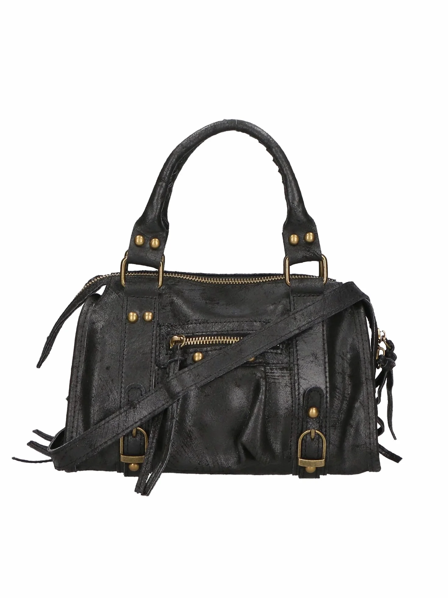 Gave Lux Damska torba na ramię Rękodzieło Materiał wierzchni: prawdziwa skóra. Wyprodukowano we Włoszech. GLX220609123FBG-PARENT. 25 x 15 x 10 cm