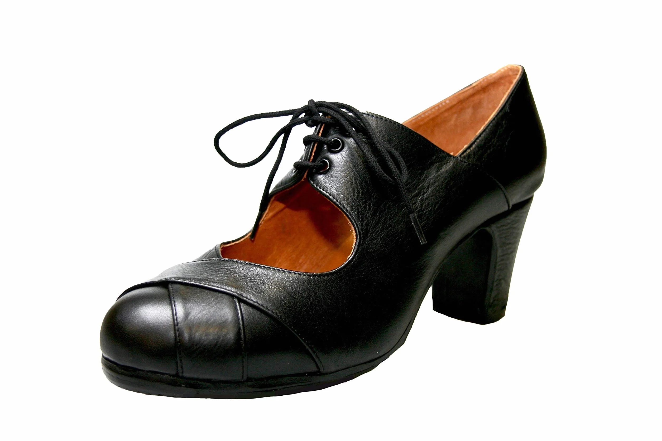 Flamenco buty dla początkujących, model Calé, damskie, skórzane, z gwoździami