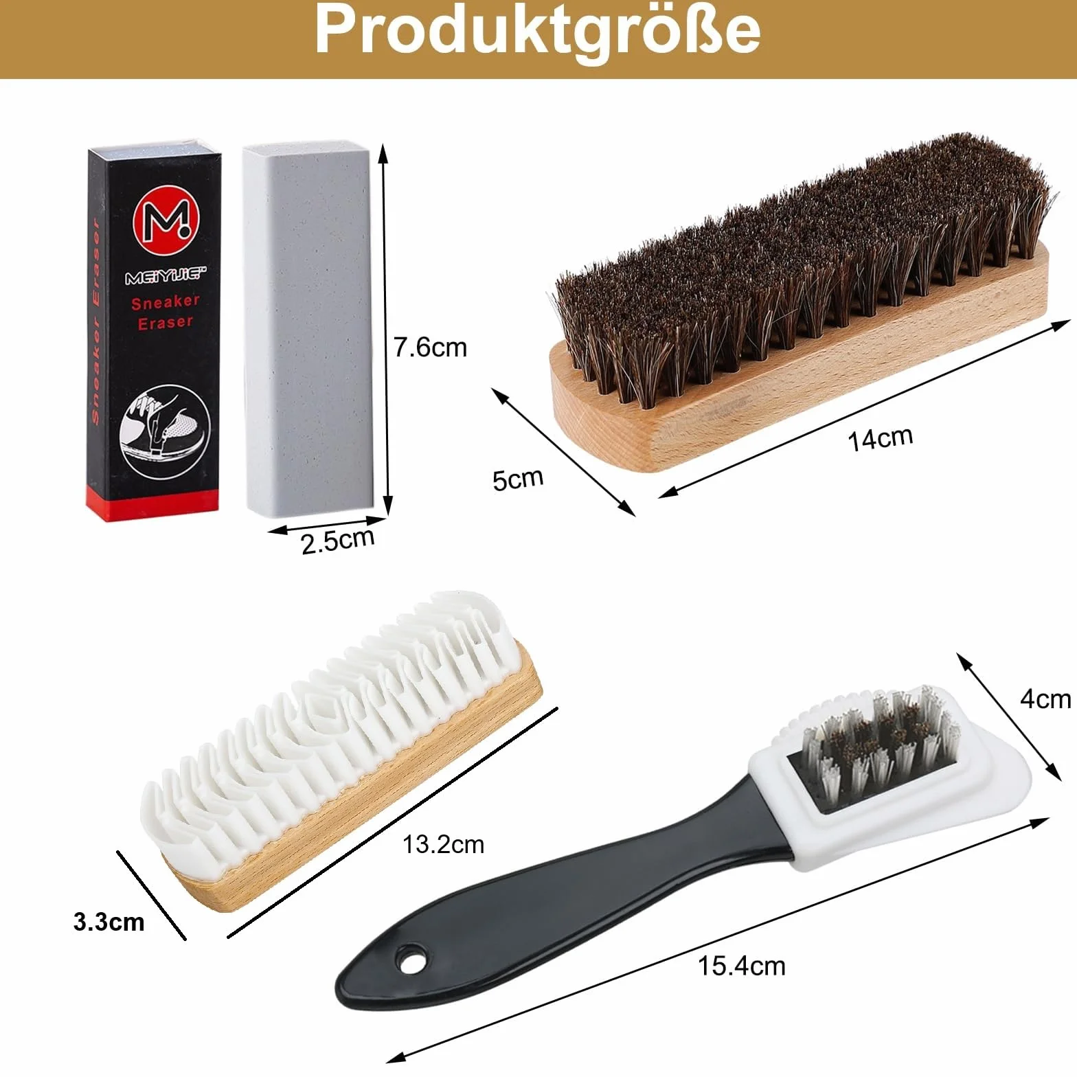 Zestaw 4 zamszowych szczotek do butów, zamszowe buty do czyszczenia zamszu, guma do pielęgnacji skóry nubuk, surowa skóra