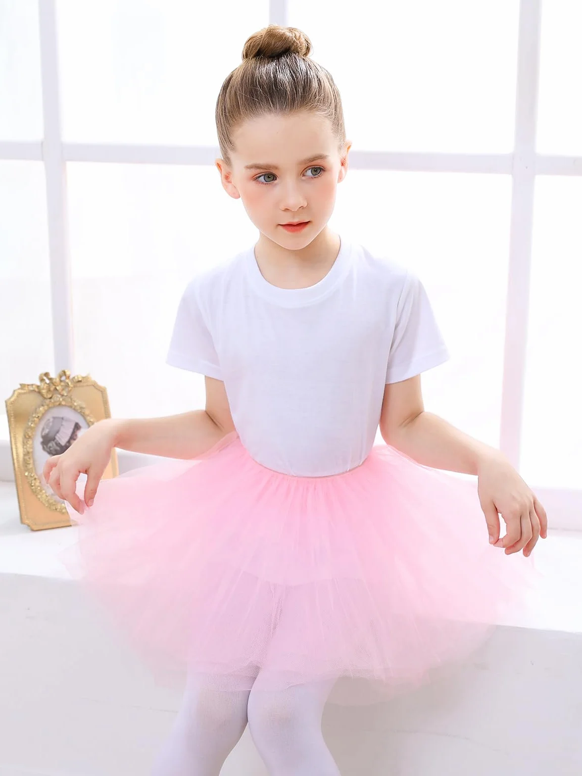 Spódnica tiulowa dla dziewczynek, spódniczka tutu, 5 warstw, mini spódniczka tiulowa, spódniczka baletowa, do tańca, tutu, dla dziewczynek, na urodziny, jako prezent na co dzień, na
