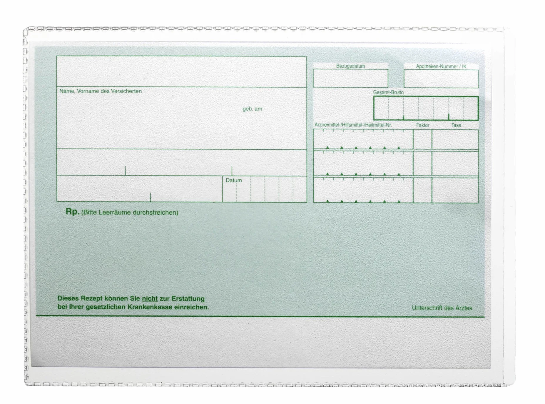 Wytrzymałe etui ochronne Hunke & Jochheim, z ochroną przed rozerwaniem, odporne na dokumenty, DIN A6, 105 x 148 mm, przezroczyste