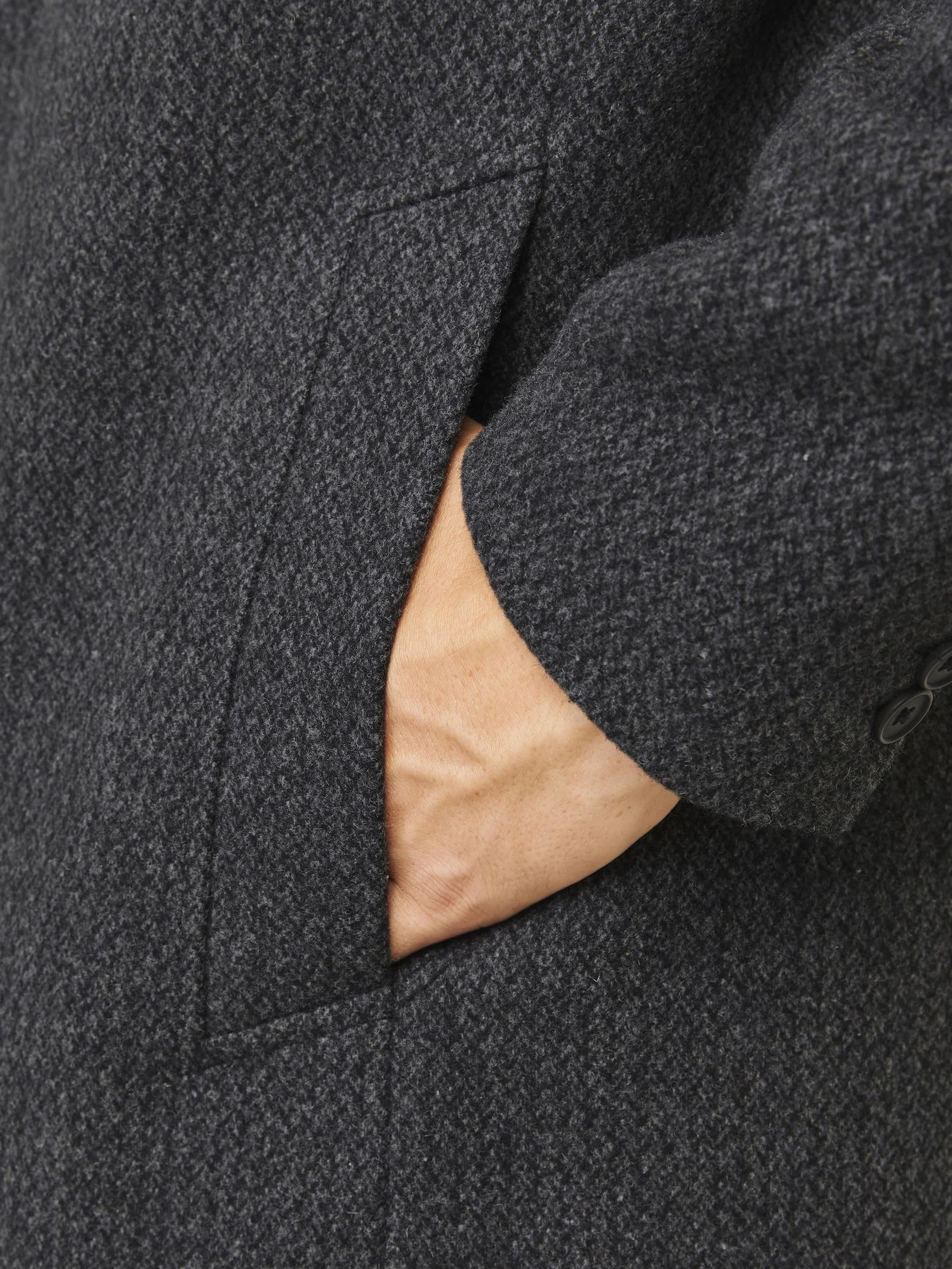 JACK & JONES Płaszcz Mężczyźni Jprblawilson Wool Coat Sn