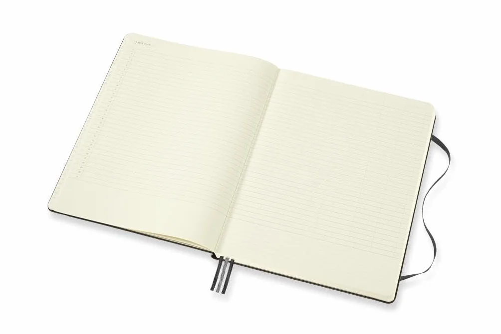 Moleskine - Pro Project Planner, Professional Planner and Notebook for Objectives, Productivity Diary for Projects and Project Management, Hard Cover, Size X-Large 19 x 25 cm, Colour Black, 288 Pages