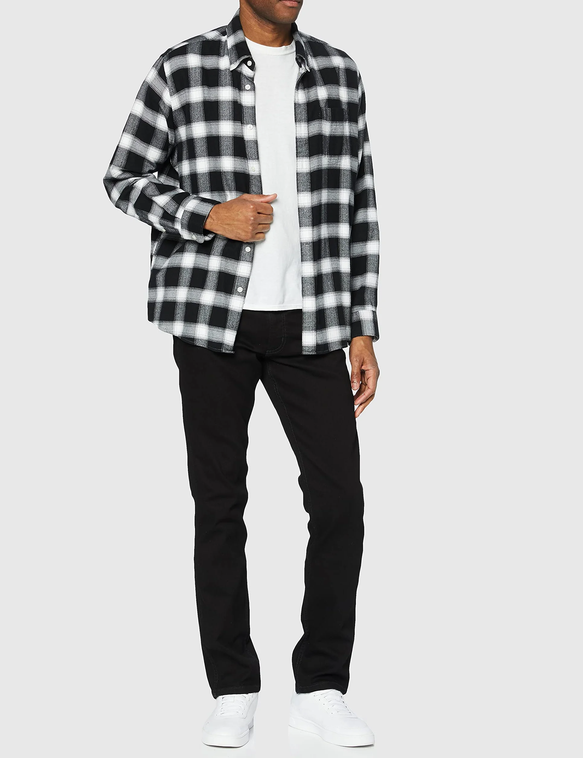 Wrangler Greensboro Black Valley - Dżins Mężczyźni
