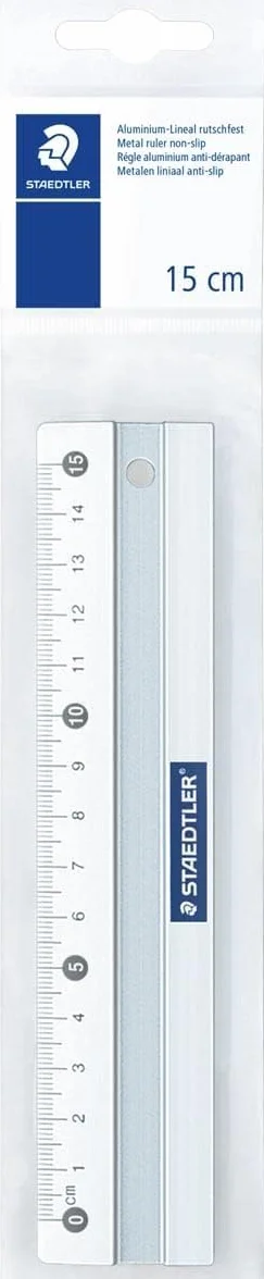 Linijka aluminiowa 15 cm STAEDTLER 563 metal 4007817563151 563 15