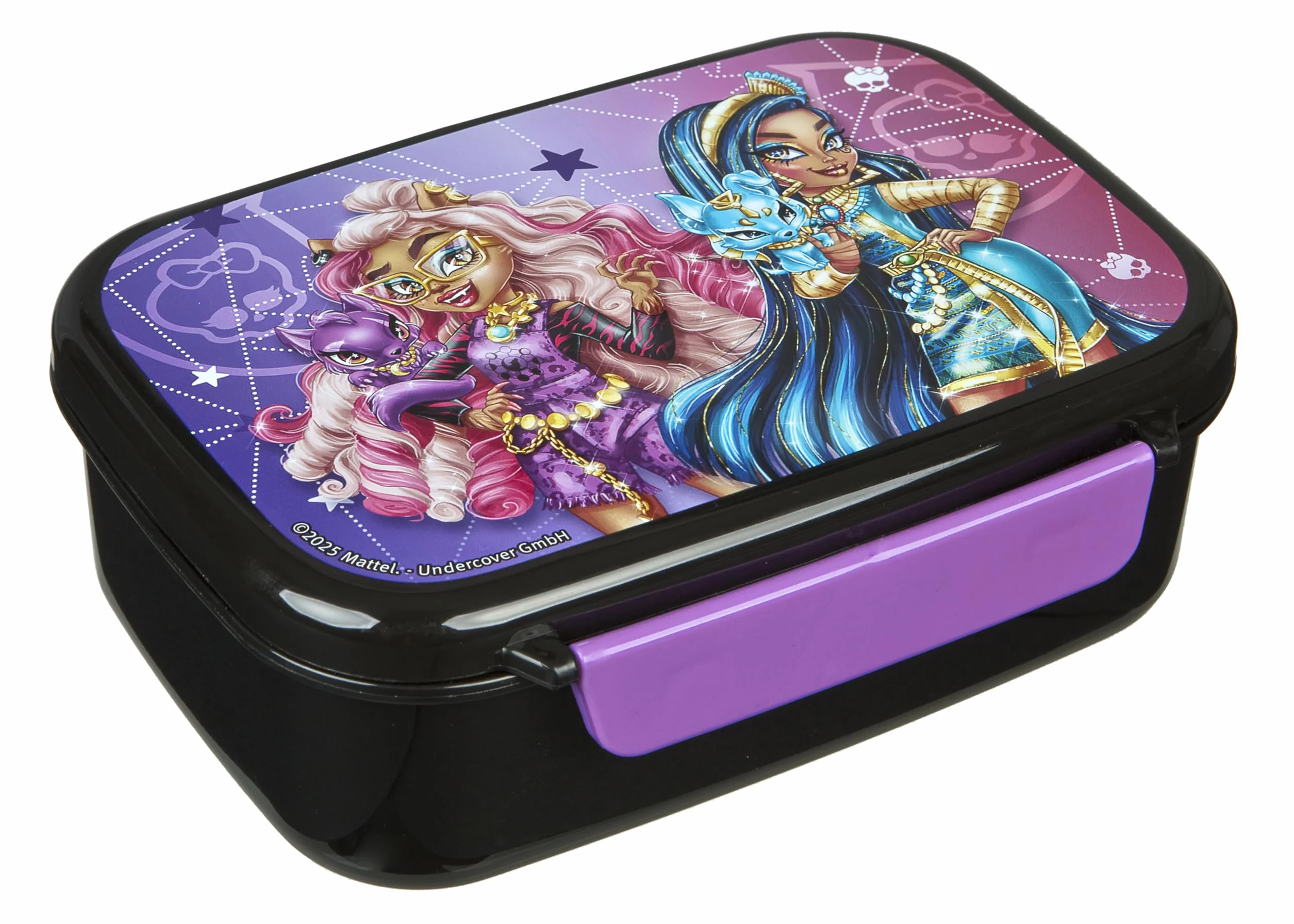 Scooli - Monster High zestaw naczyń dla dzieci - zestaw składający się z pudełka śniadaniowego i butelki na napoje - idealny do szkoły lub przedszkola – od 4 lat – z tworzywa sztucznego – bez BPA