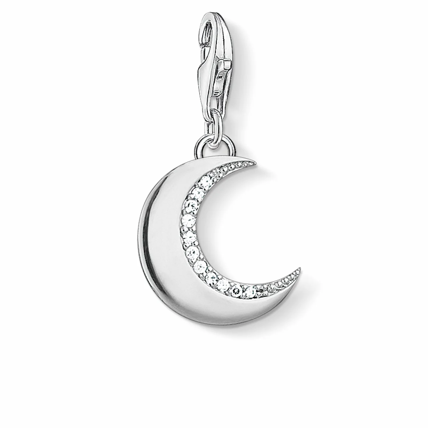 Thomas Sabo 1500-414-14 damski wisiorek charm, księżyc ochronny, srebro wysokiej próby 925
