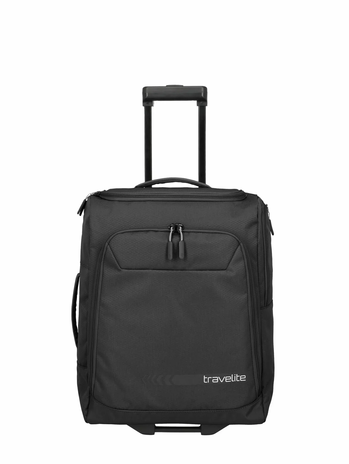 Travelite Torba podróżna na kółkach, duża, czarny, Trolley Reisetasche S (55 cm), torba podróżna na kółkach