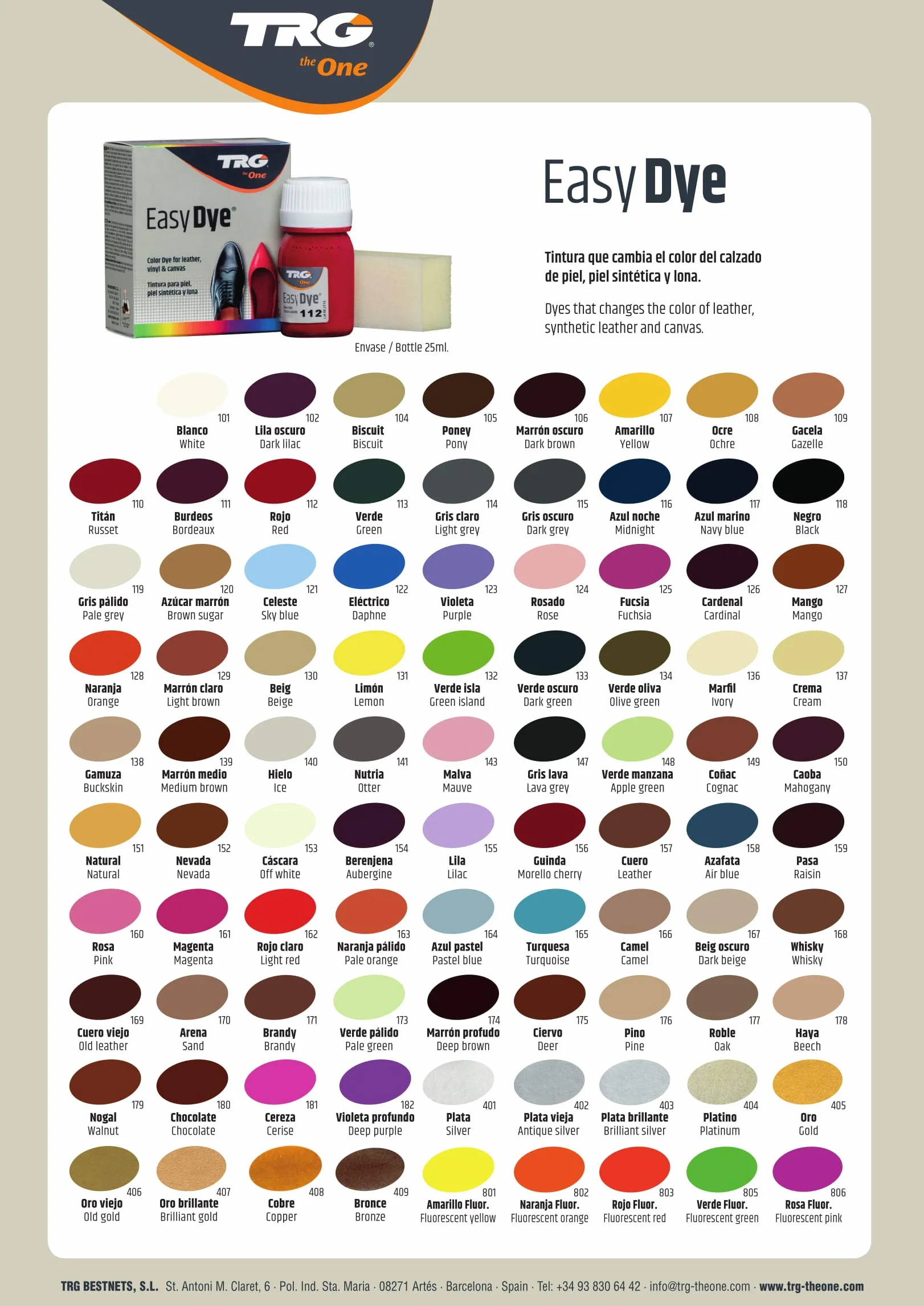 Unisex Easy Dye buty i torebki