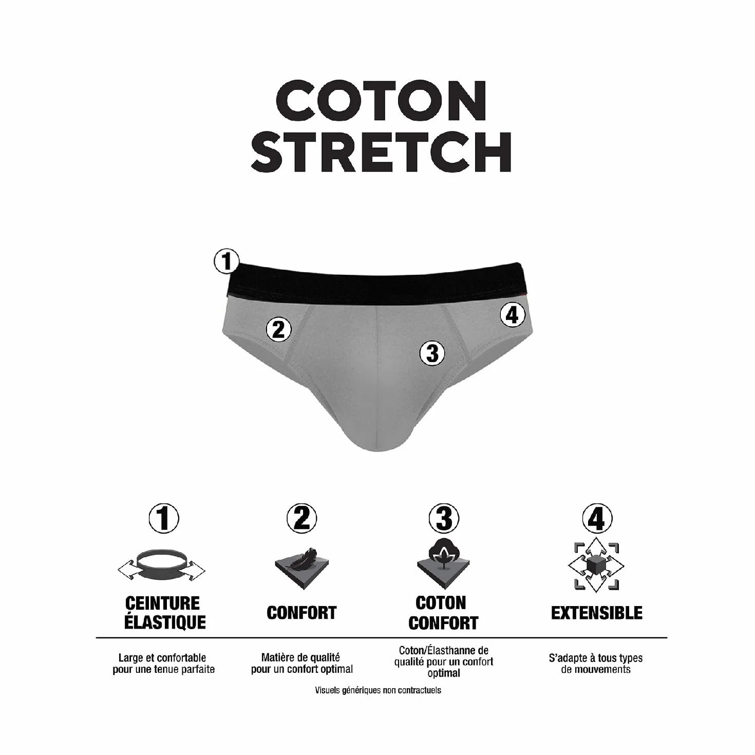 pierre cardin underwear Krótkie Mężczyźni Pca/1/Scx4/Class/B (4 w zestawie)