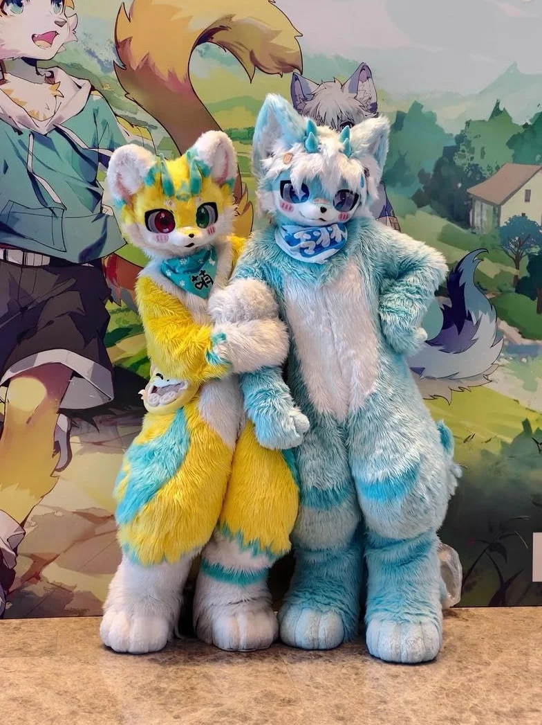 Furry Fursuit Łapy Stopy Buty Slip-On Śliczne Cosplay dla komiksów Konwencje Anime Spotkania Halloween Imprezy kostiumowe