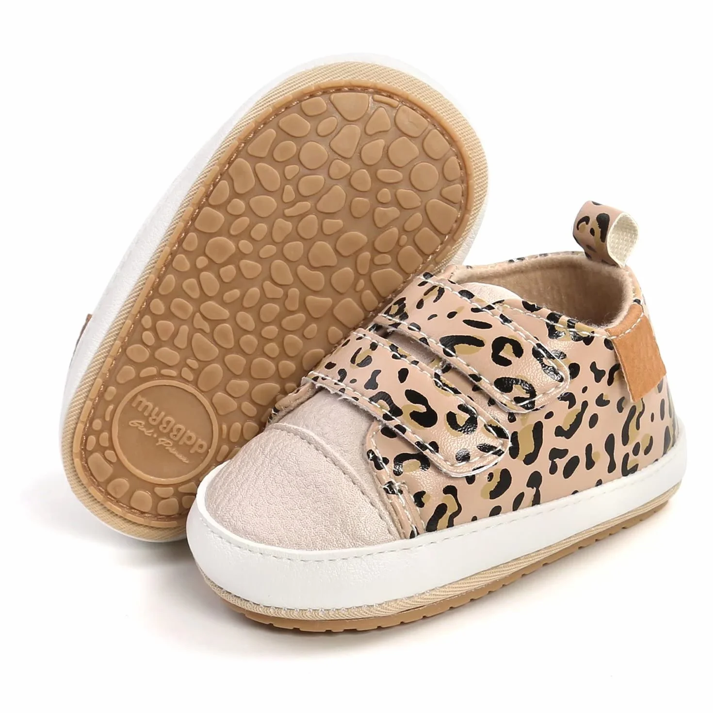 Buty dla chłopców i dziewczynek, antypoślizgowa gumowa podeszwa, wysokie trampki ze skóry PU, buty do pierwszego chodzenia, buty do łóżeczka dziecięcego, dla noworodka, mokasyny, płaskie buty