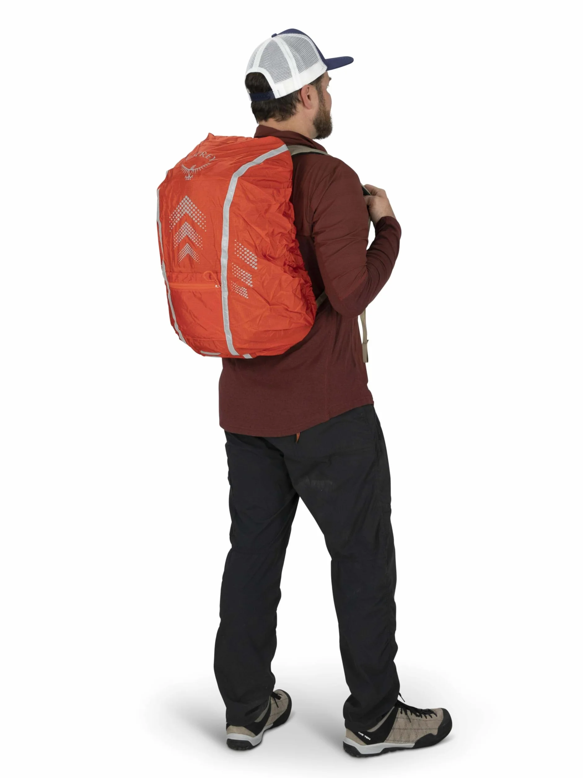 Osprey Hi-Vis Osłona przeciwdeszczowa dla osób dojeżdżających do pracy S Unisex Akcesoria - Outdoor Mars Orange O/S