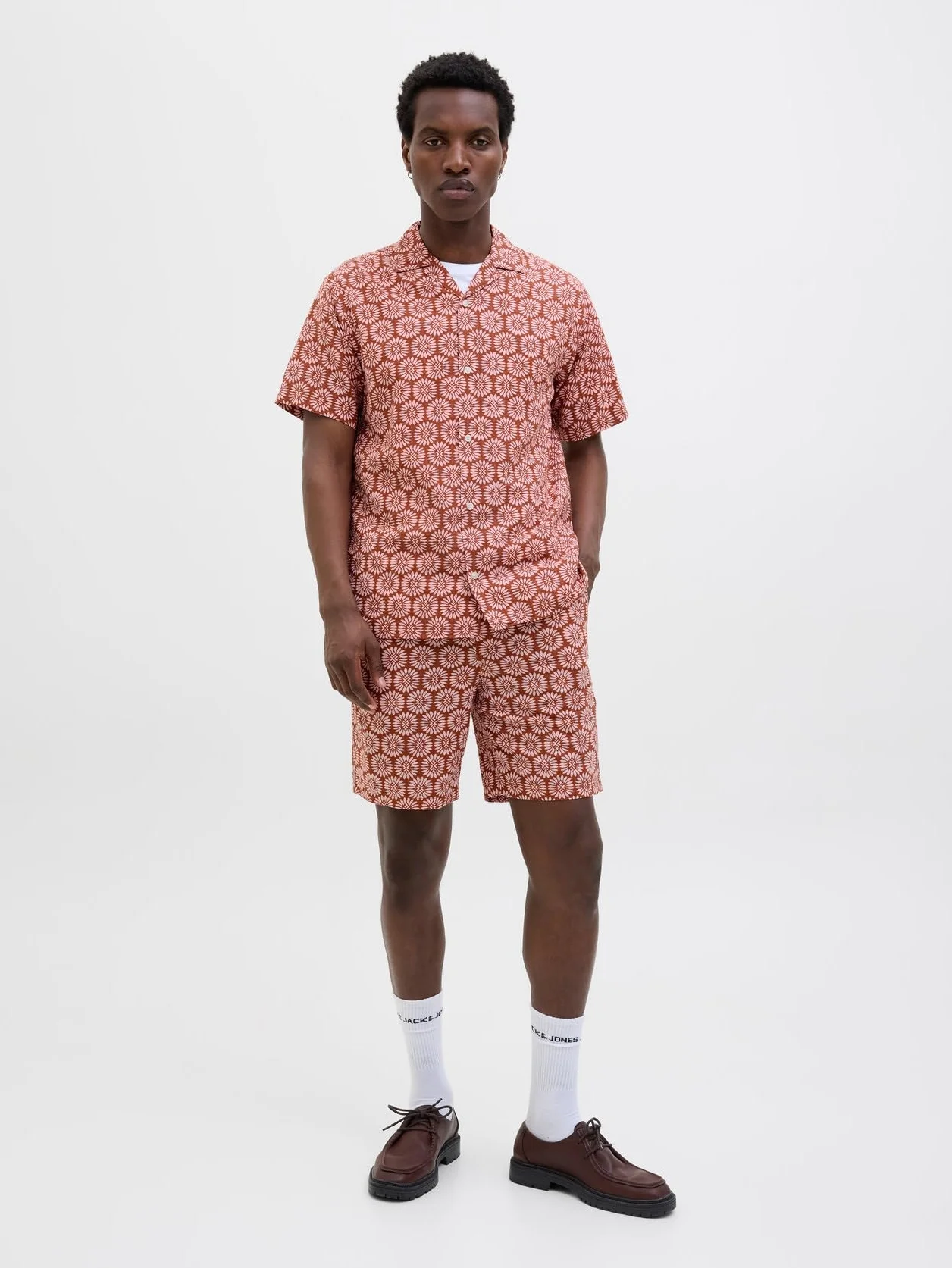 JACK & JONES Jpstjaiden Seersucker AOP szorty męskie SRT