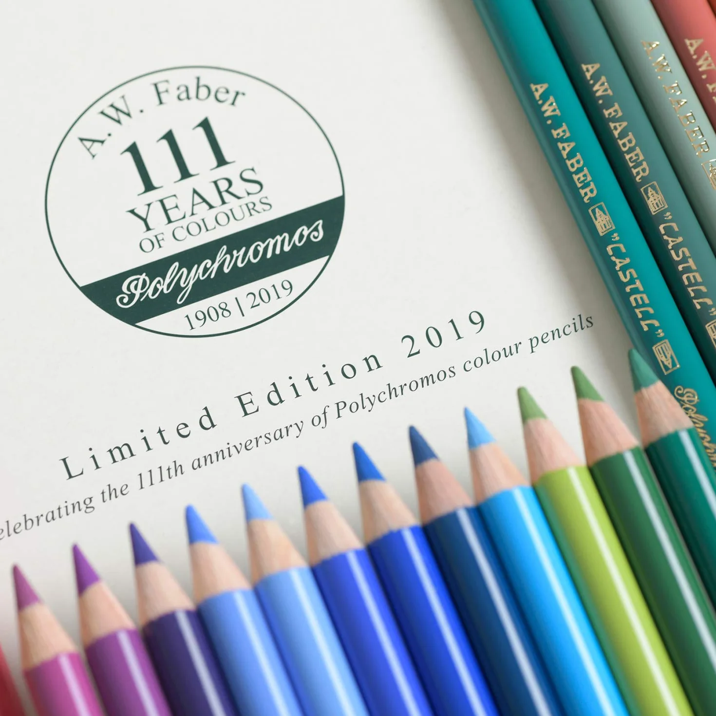 Faber Castell Limitowana edycja 111. rocznica - puszka z 12 ołówkami artystycznymi Polychromos