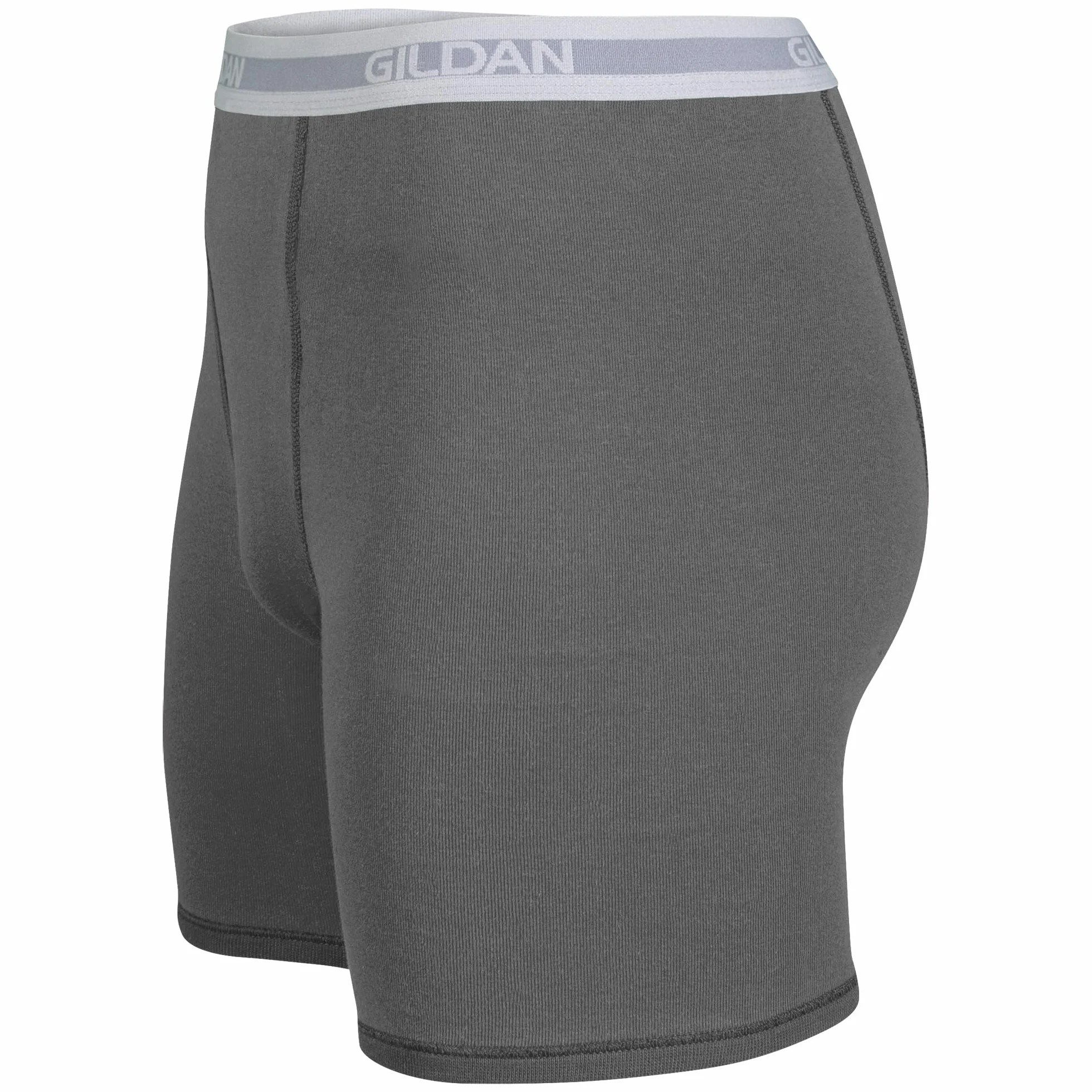 Gildan Men's Underwear Boxer Briefs, Multipack, Charcoal/Navy/Sport Grey/Military Stripe/Charcoal (5-Pack), Large