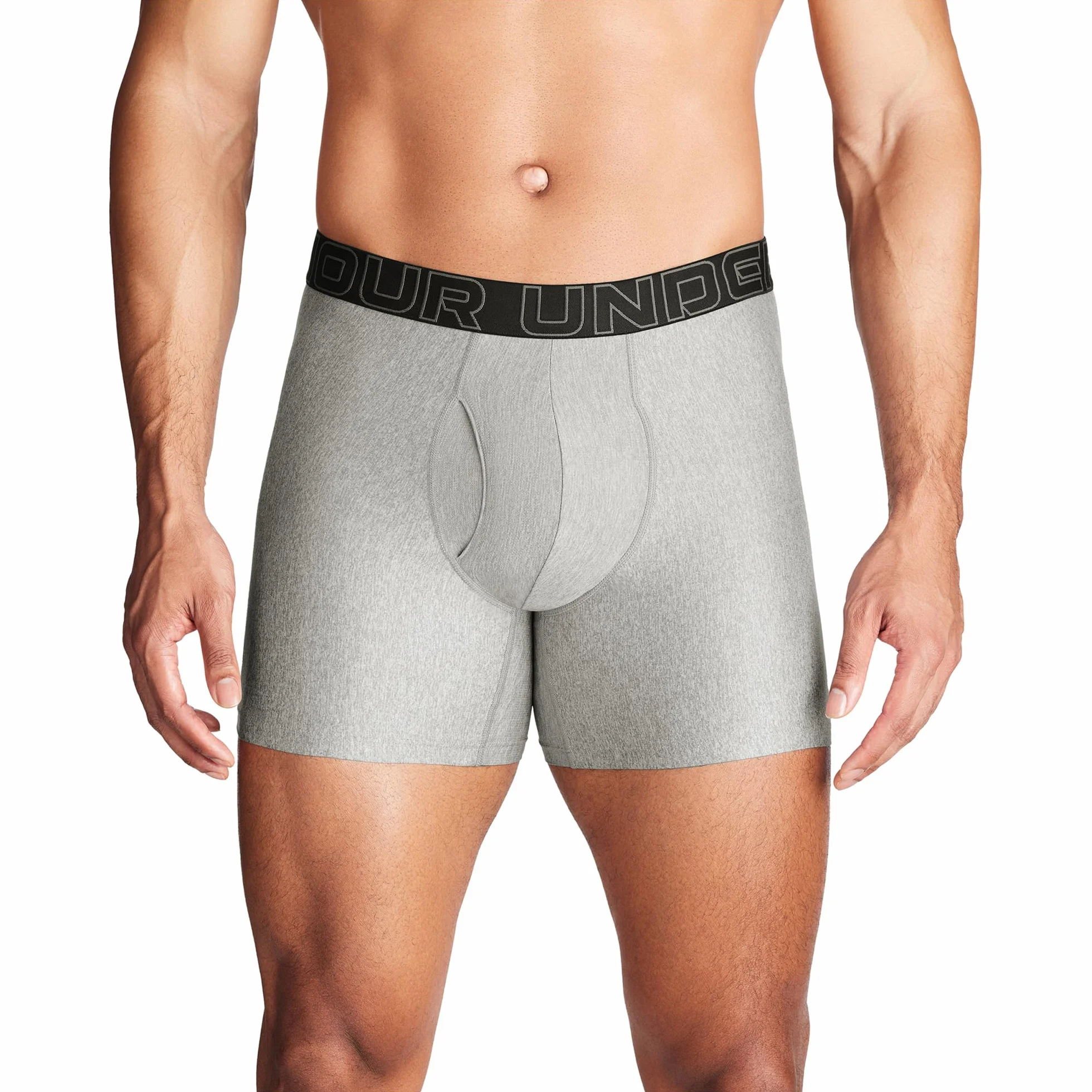 Under Armour Bielizna męska 15 cm Performance Tech Boxerjock - 3-pak, Czarny/ciemnoszary/szary, XL