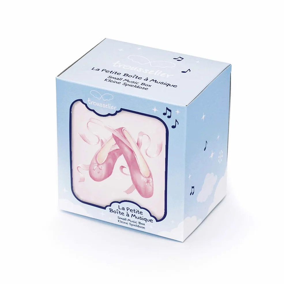 Trousselier TROUS20975 Balerina Shoe Musical Cube Box - Różowy