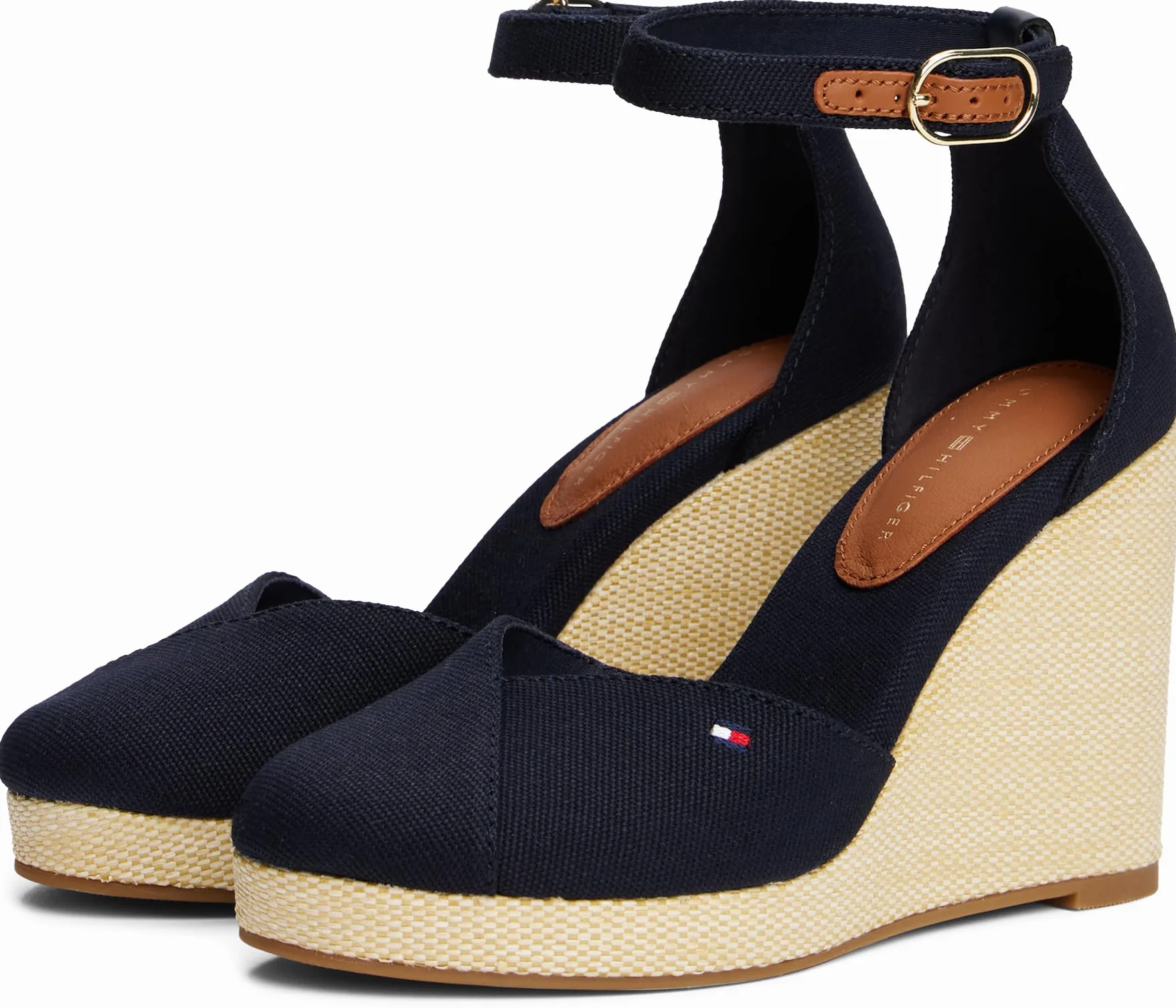 Tommy Hilfiger Kobiety Flag High Wedge Espad Closed ToeEspadryle na koturnie