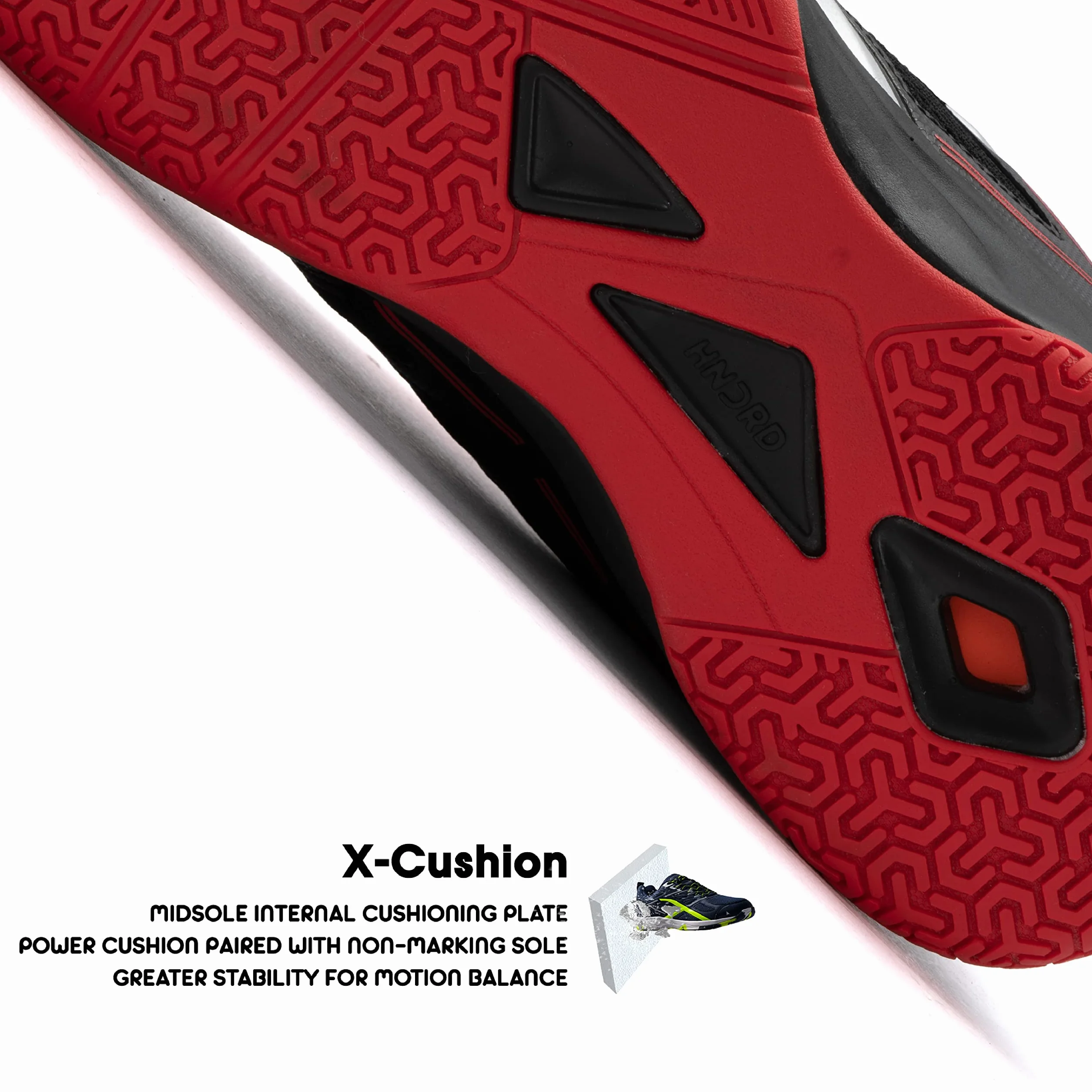 HUNDRED Xoom Non-Marking Professional Badminton Shoes for Men