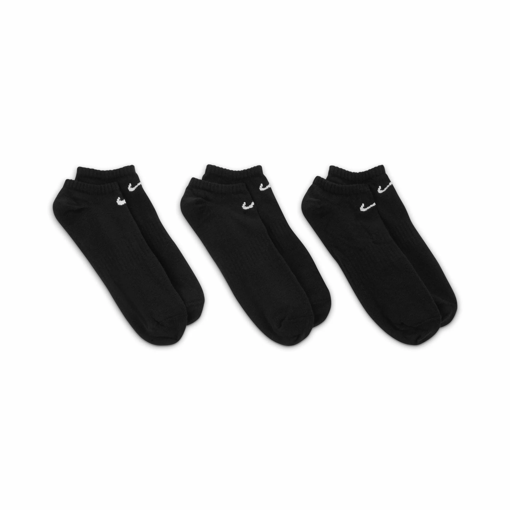 Nike Mężczyźni Value No Show Skarpety, Czarny, L