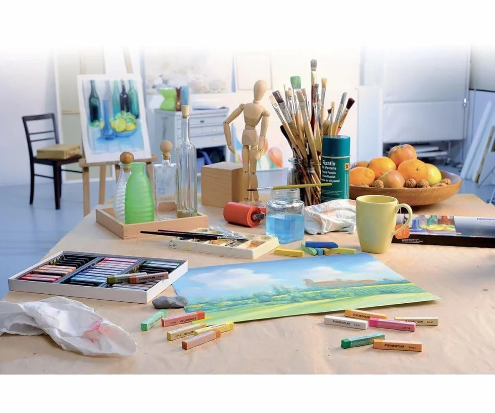 STAEDTLER Design Journey miękkie pastelowe kredy, różne kolory, opakowanie 12 szt.