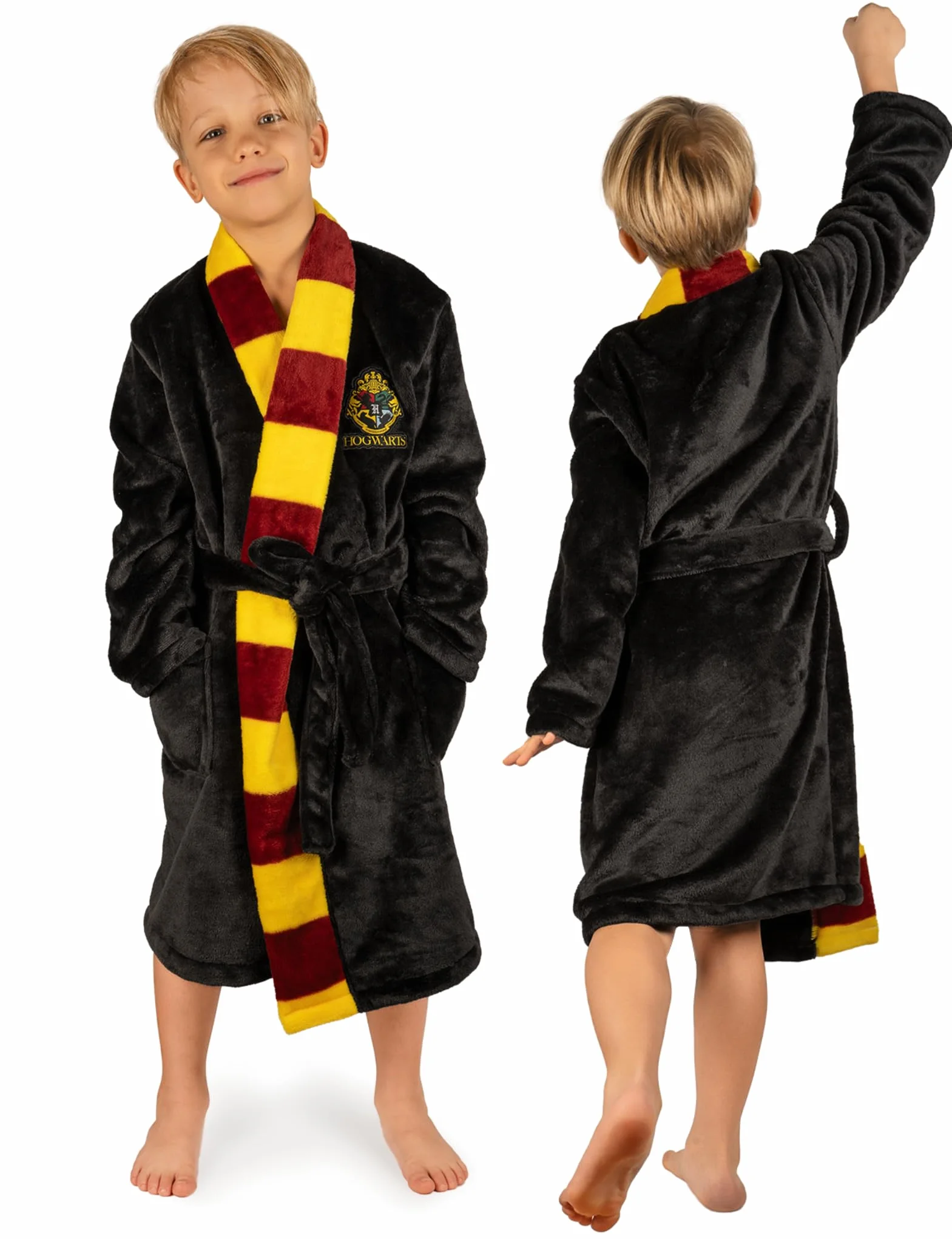 Wizarding World Harry Potter Szlafrok Dziecięcy Gryffindor Hogwart Dla Chłopca Dziewczynki 3 Rozmiary