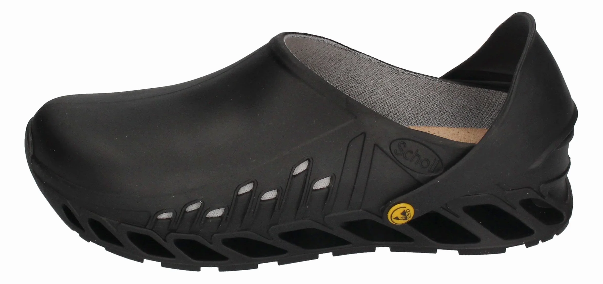 Scholl F293781004 Evoflex Clogs, Czarny, 42 EU