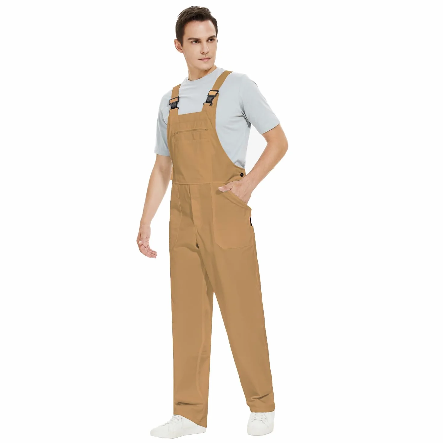 WORK IDEA Spodnie robocze dla mężczyzn Multi Pocket Technology męskie ogrodniczki robocze