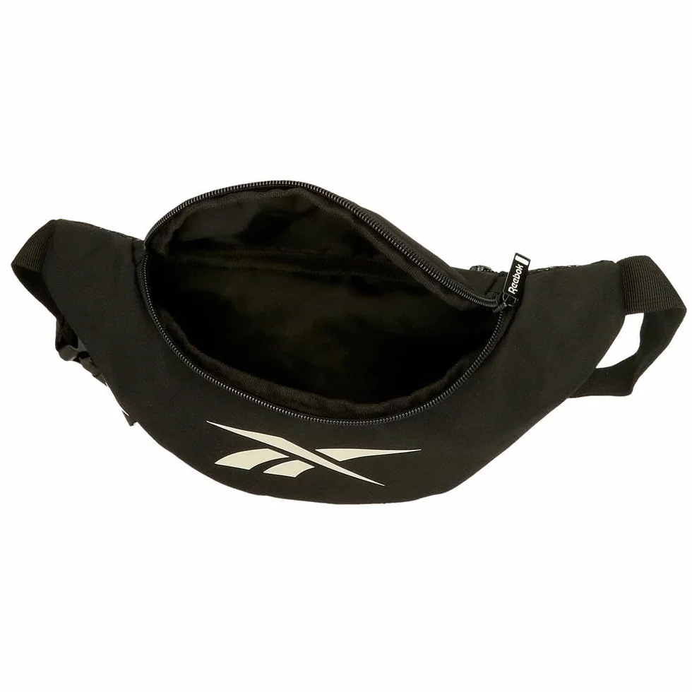 Reebok Malden torby na ramię, torby sportowe, rozmiary i modele, różne przegrody, poliester, firmy Joumma Bags, Czarny (Black), 34 cm x 12.5 7.5, duża nerka
