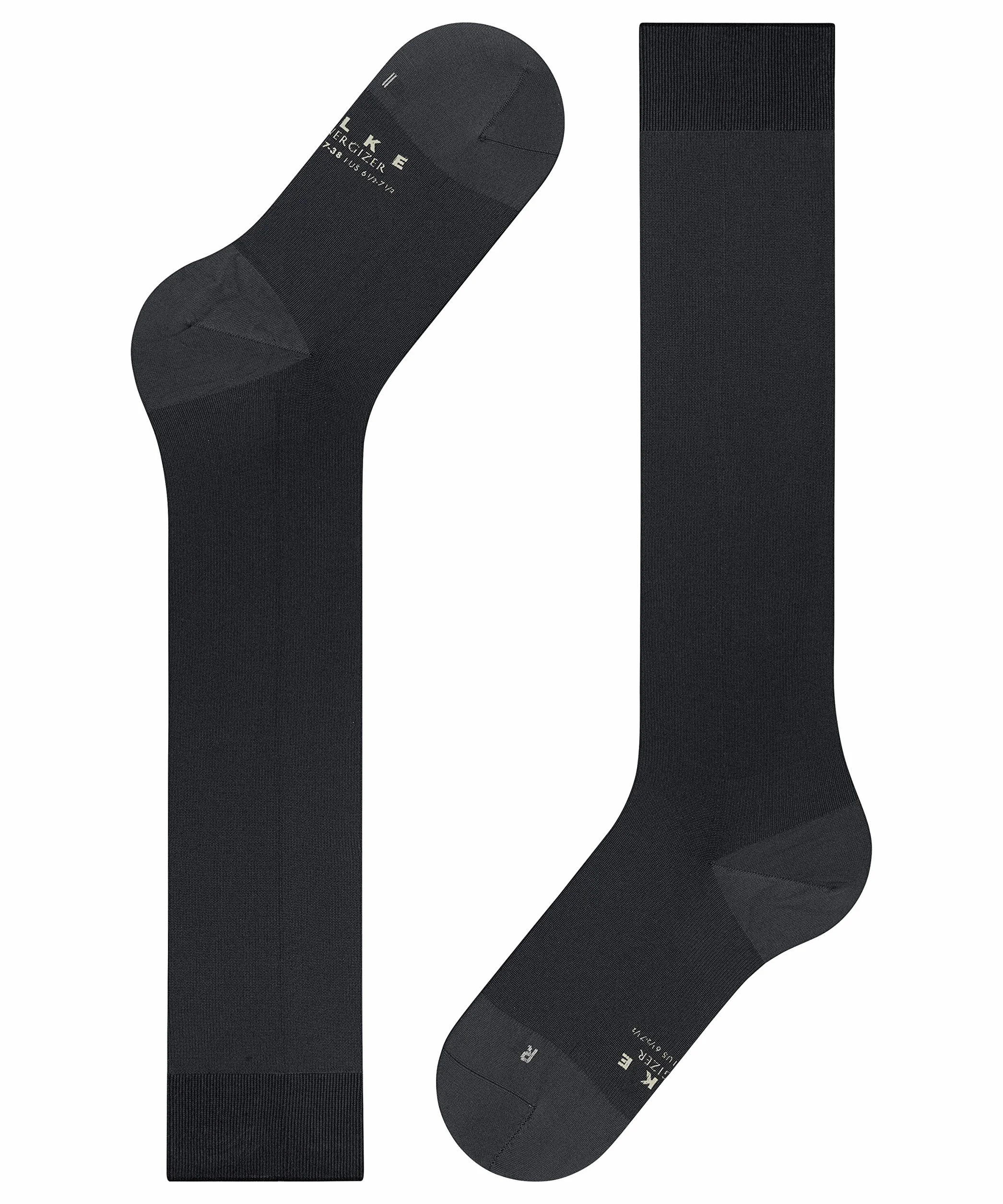 FALKE Kobiety Podkolanówki Energizer W Kh Uciskowe kompresyjne 1 Para, Czarny Black 3009, 39-40