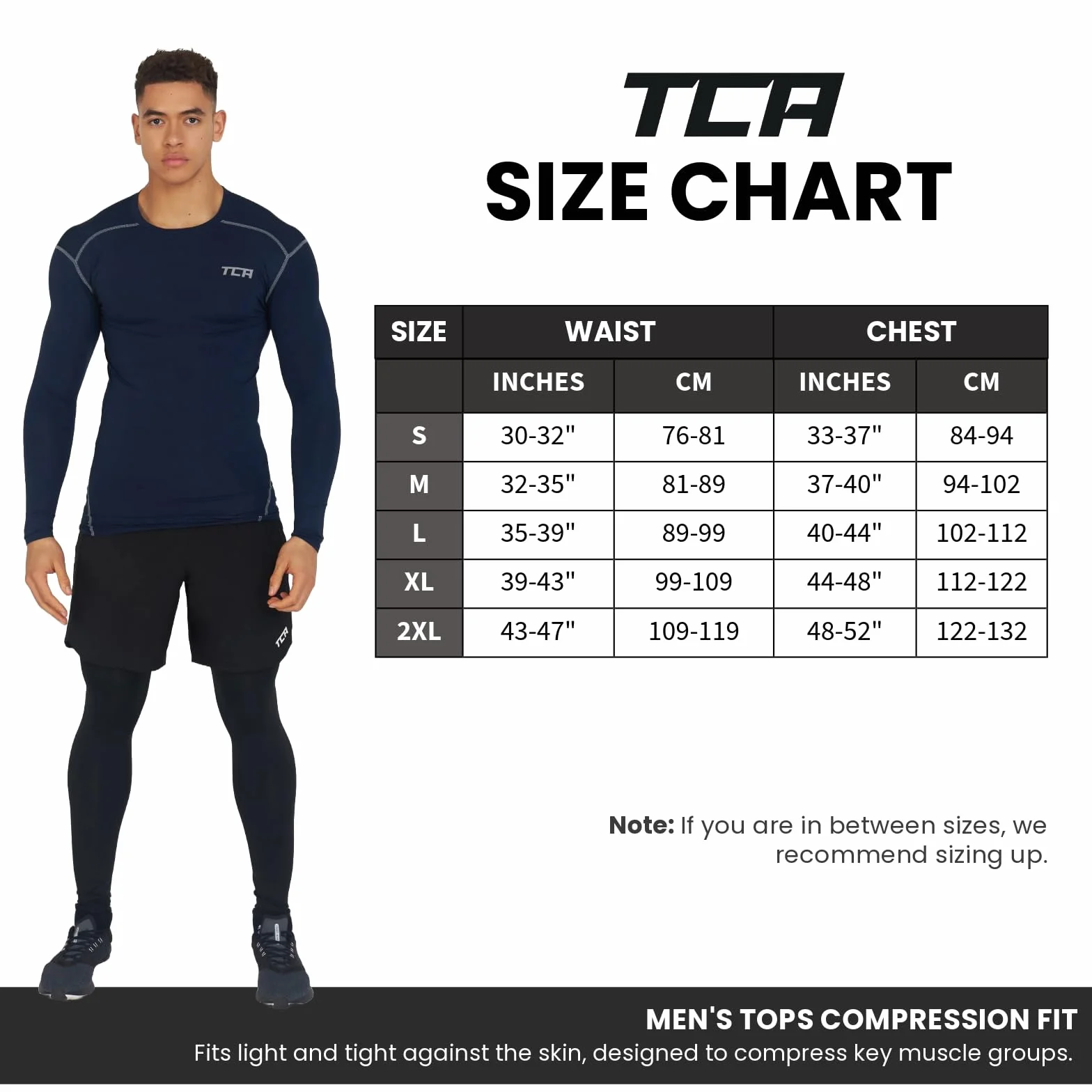 TCA Meskie Pro Performance Koszulka bazowa z dlugim rekawem do biegania i kompresji