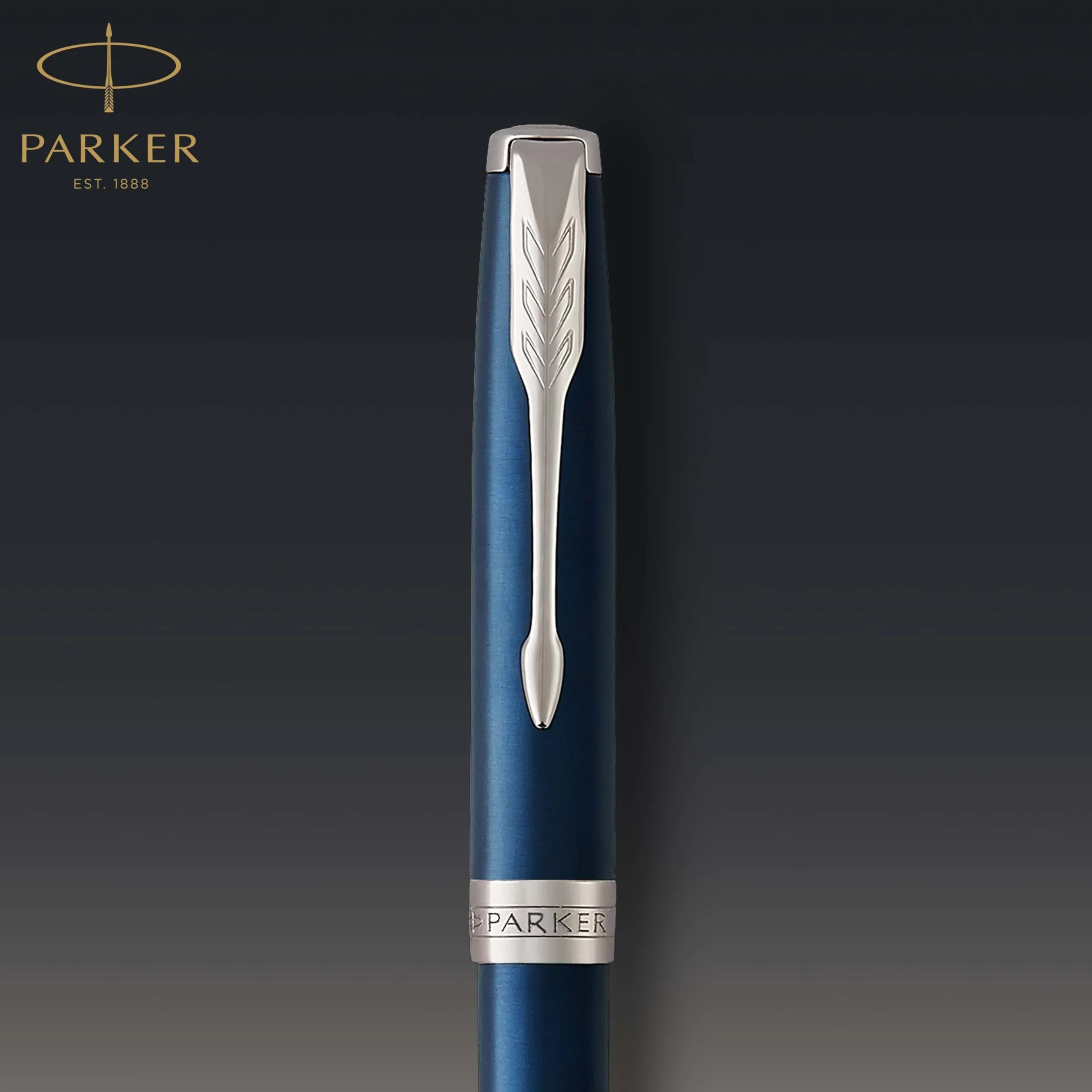 PARKER Sonnet długopis Subtel Blue CT | subtelny niebieski werniks z wykończeniami z palladu | końcówka medium | czarny atrament | opakowanie prezentowe