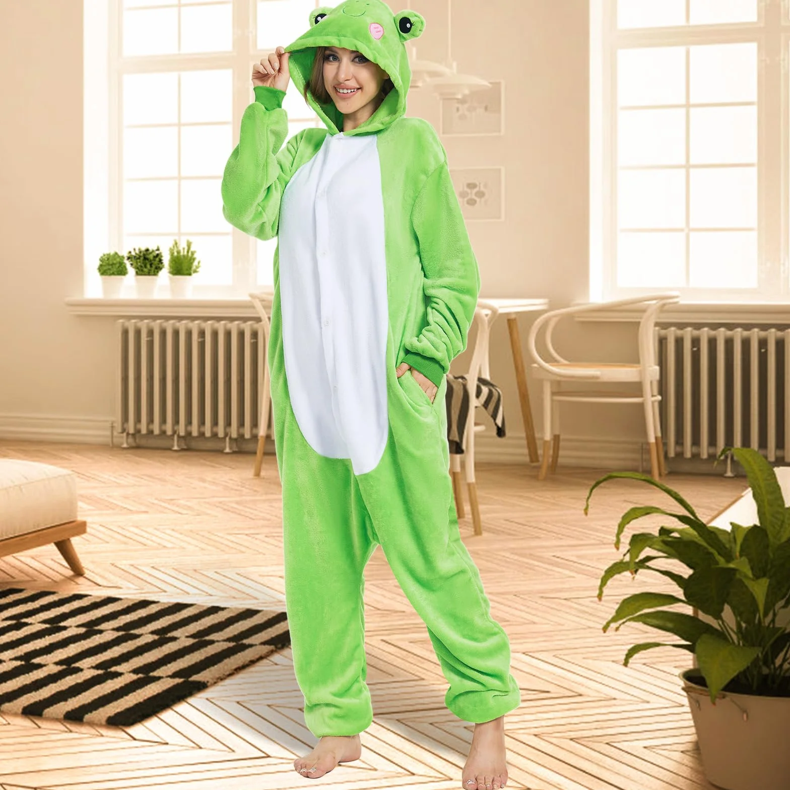 JONRRYIN Unisex piżama kostium zwierzęcy