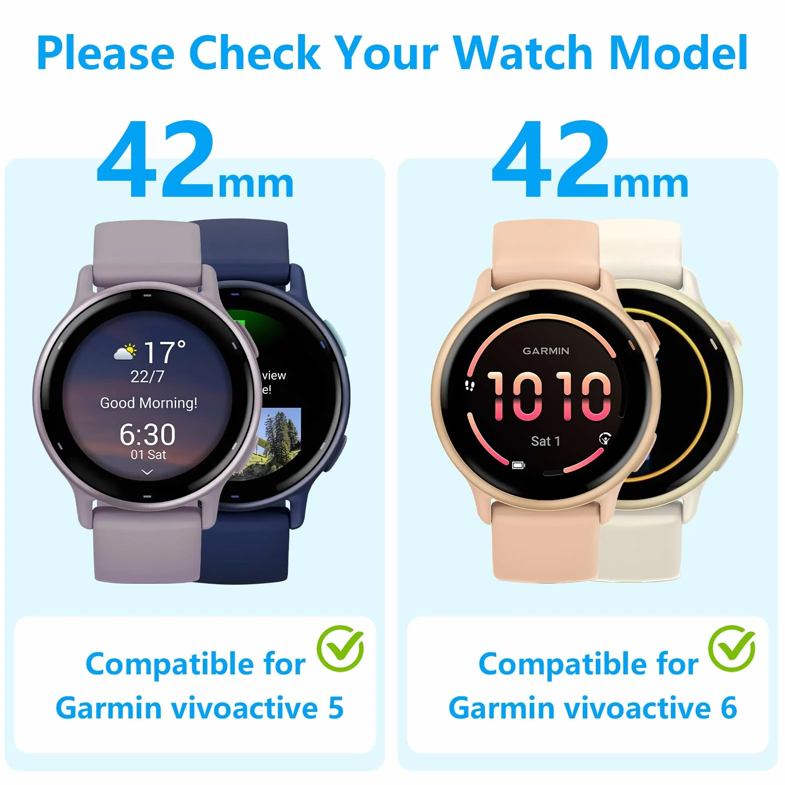 Vancle 6-pak folii ochronnej do Vivoactive 5