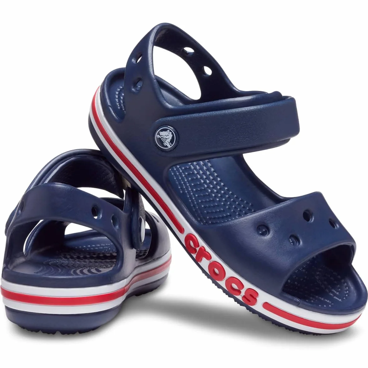Crocs Uniseks - Dzieci Bayaband K Sandały, Navy Pepper, 27/28 EU