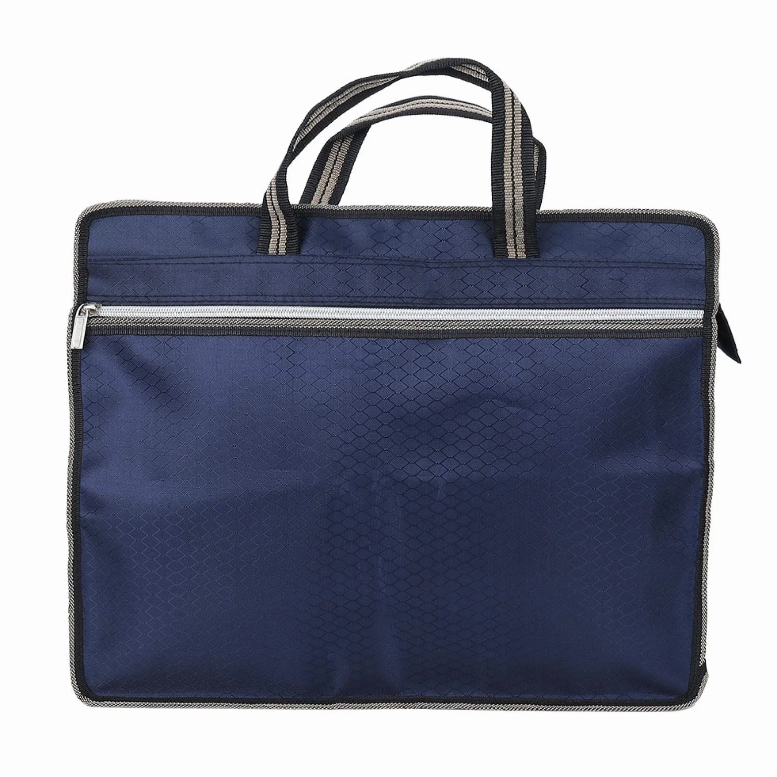 Zapinana na Zamek Torba na Dokumenty Biznesowa Portable Water Oxford Cloth Teczka Torebka Niebieski