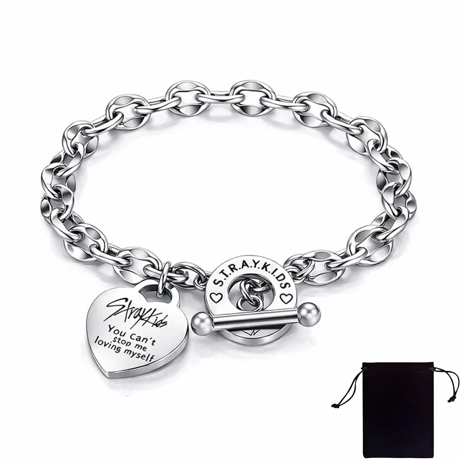 Bransoletka damska Stray Kids Bransoletka dla fanów prezent na pobyt, skz merch deco oryginalny prezent dla nastolatka