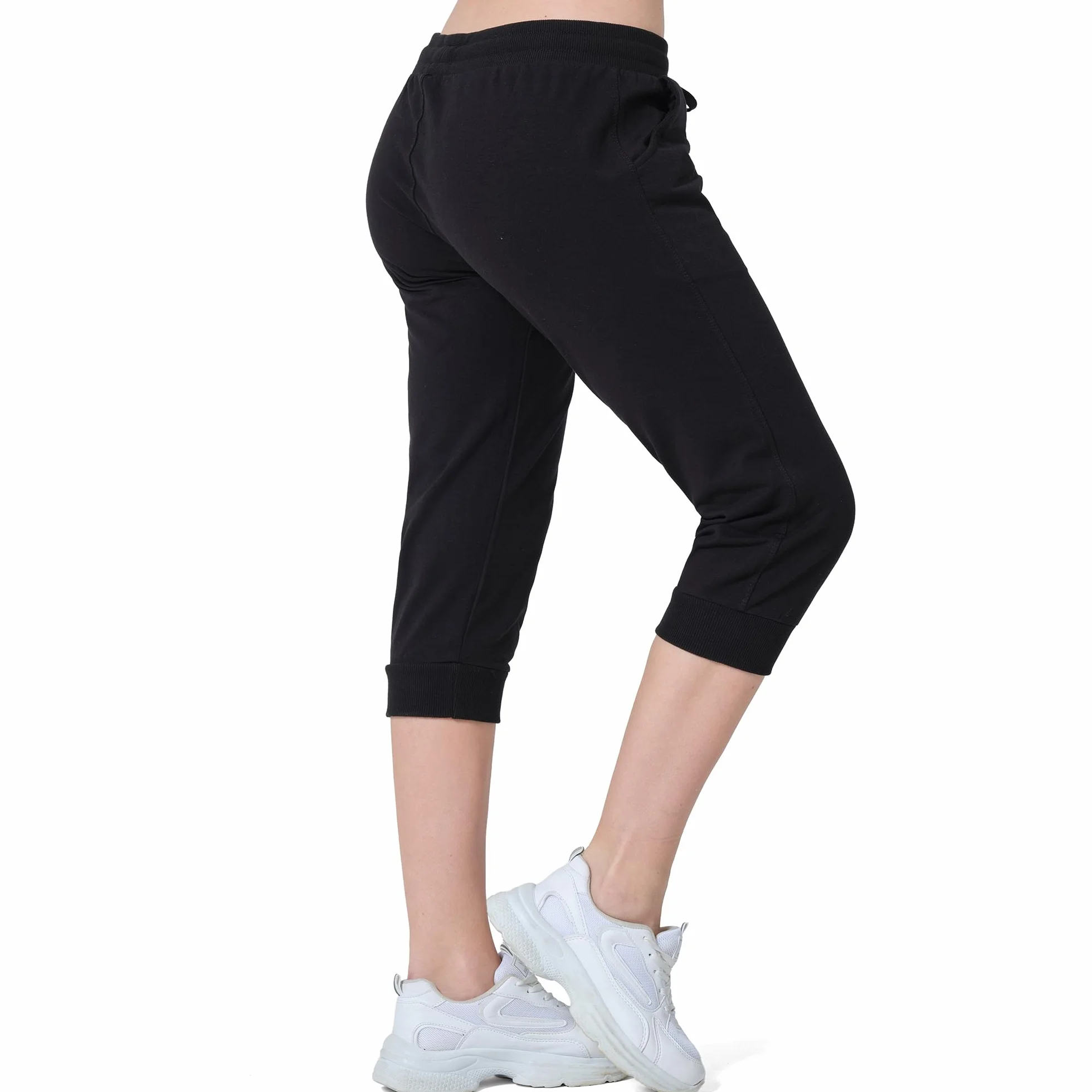 Smith & Solo spodnie do biegania – sportowe z bawełny, slim fit, rekreacyjne długie, wysoka talia – nowoczesne spodnie fitness
