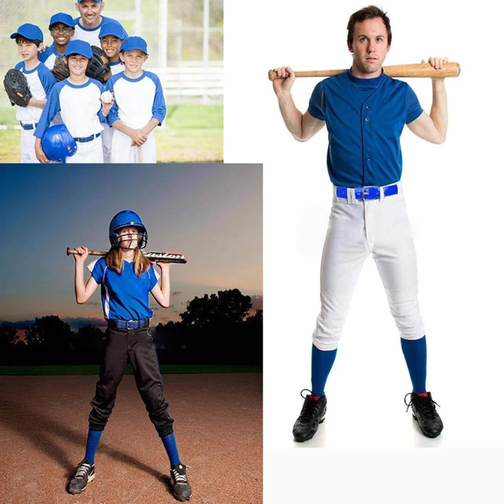 Pas baseballowy, elastyczny pas softballowy dla mężczyzn, kobiet, regulowany pas dla młodzieży i dorosłych