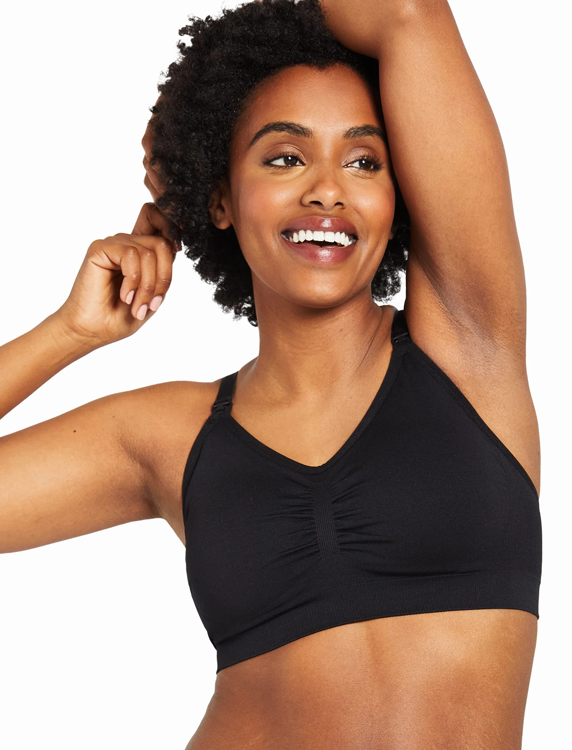 Motherhood Maternity Biustonosz typu „full coverage” Kobiety Full Busted Seamless Clip Down Nursing Bra