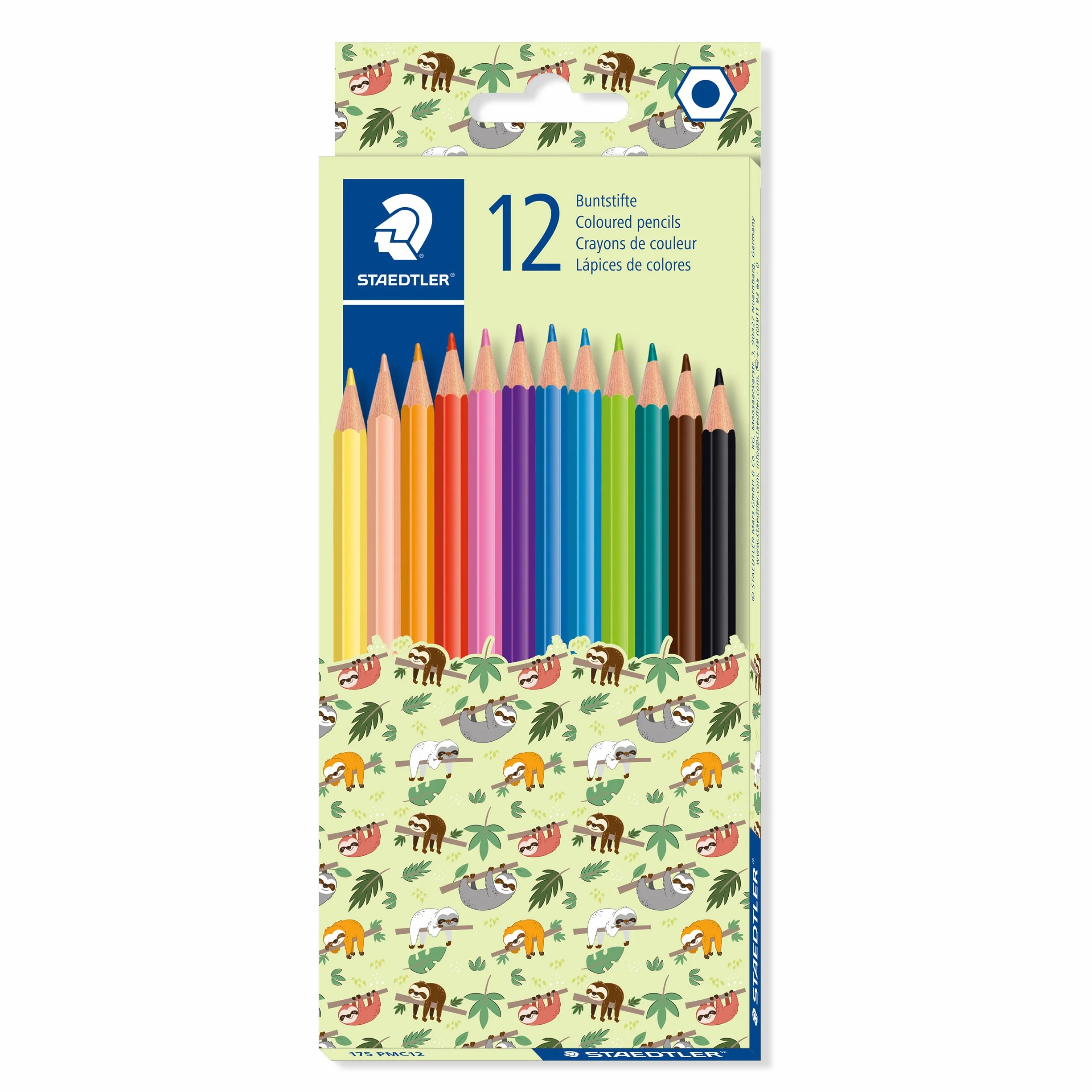 STAEDTLER 175 C12 kredki bezdrzewne – pudełko 12 różnych kolorów