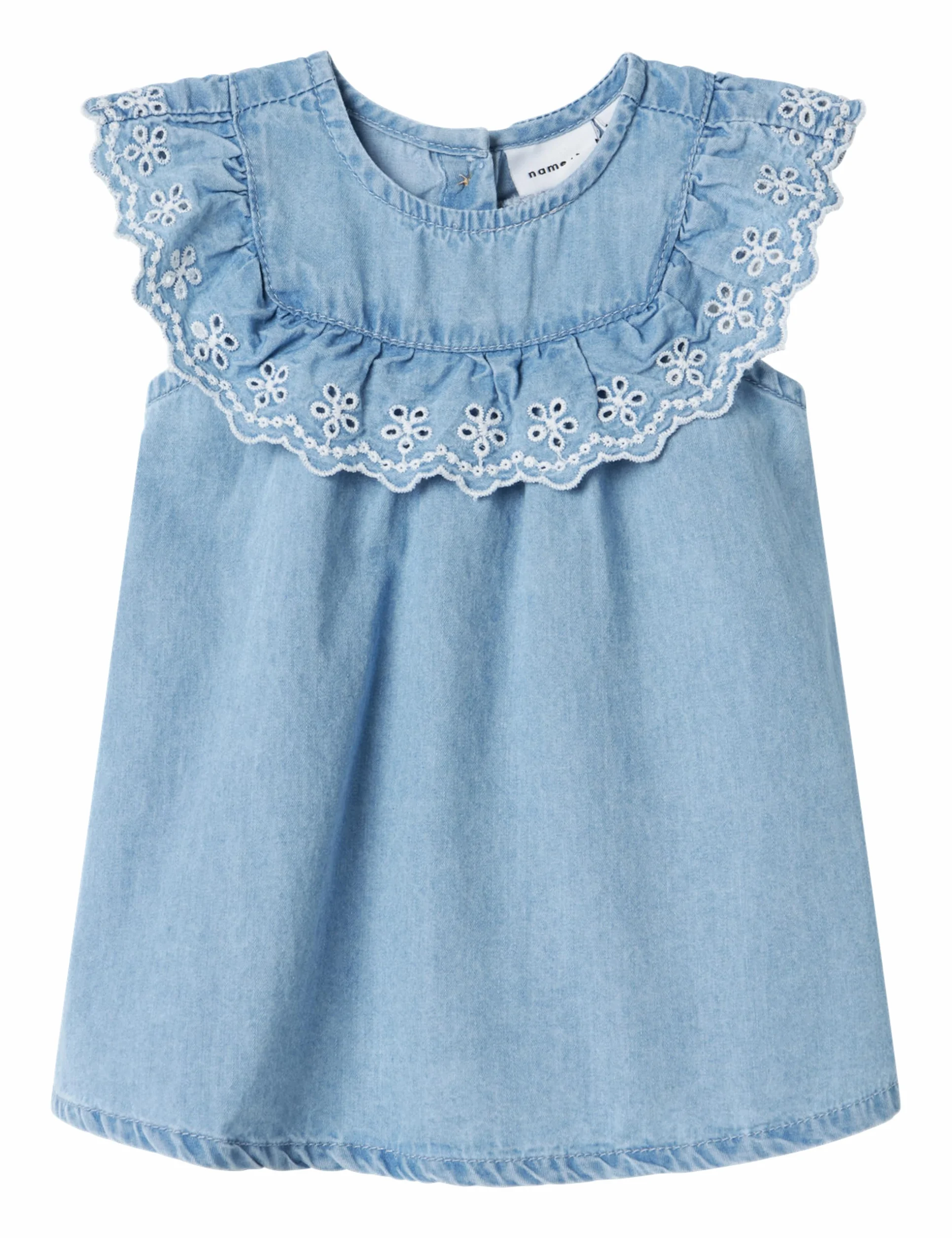 Nbfhera DNM Dress 3771-Yx H, jasnoniebieski (light blue denim), 74