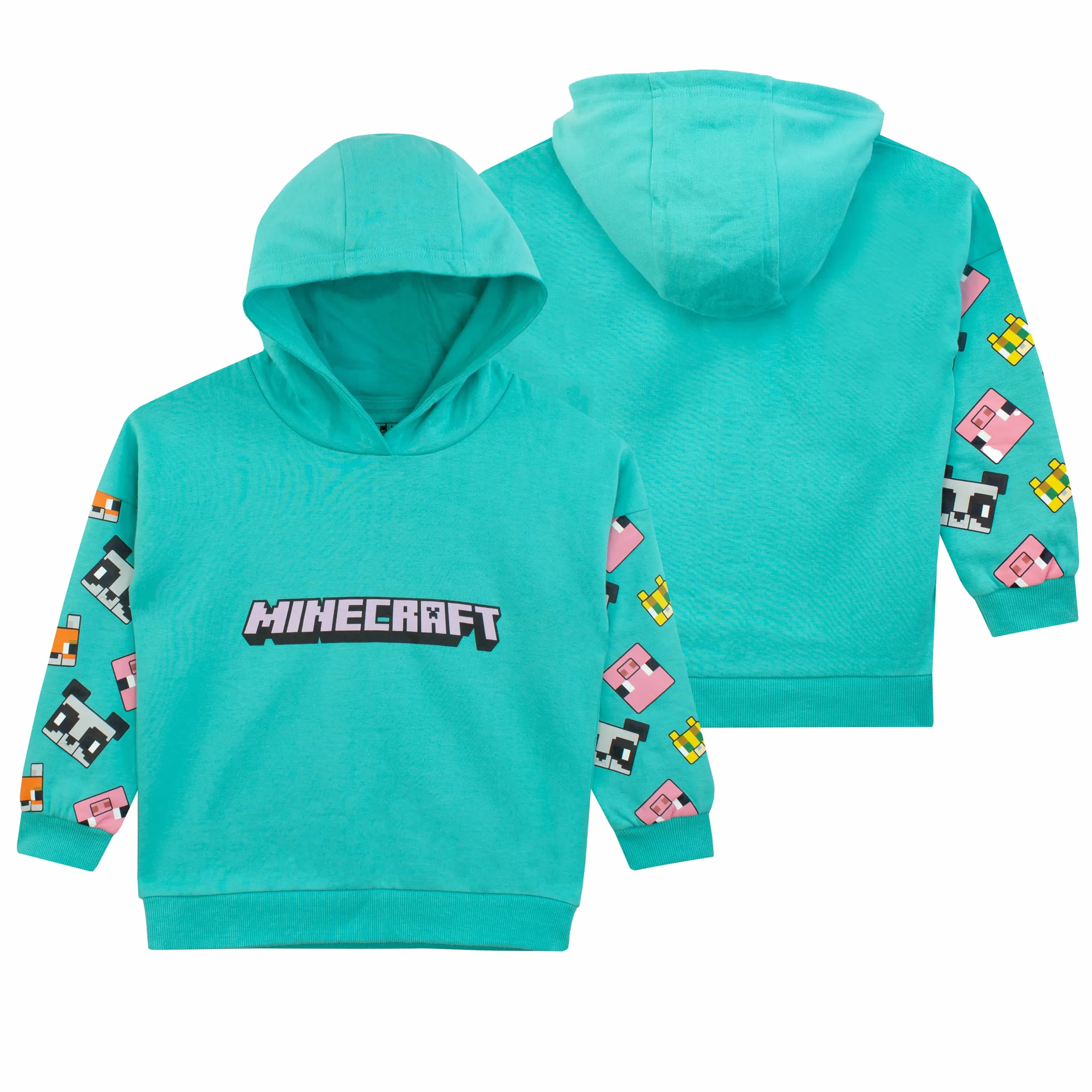 Bluza Minecraft dla Dziewczynek | Bluza Dla Dziewczynek Grających w Gry | Bluza Dla Dziewczynek-Gamerów | 116-158