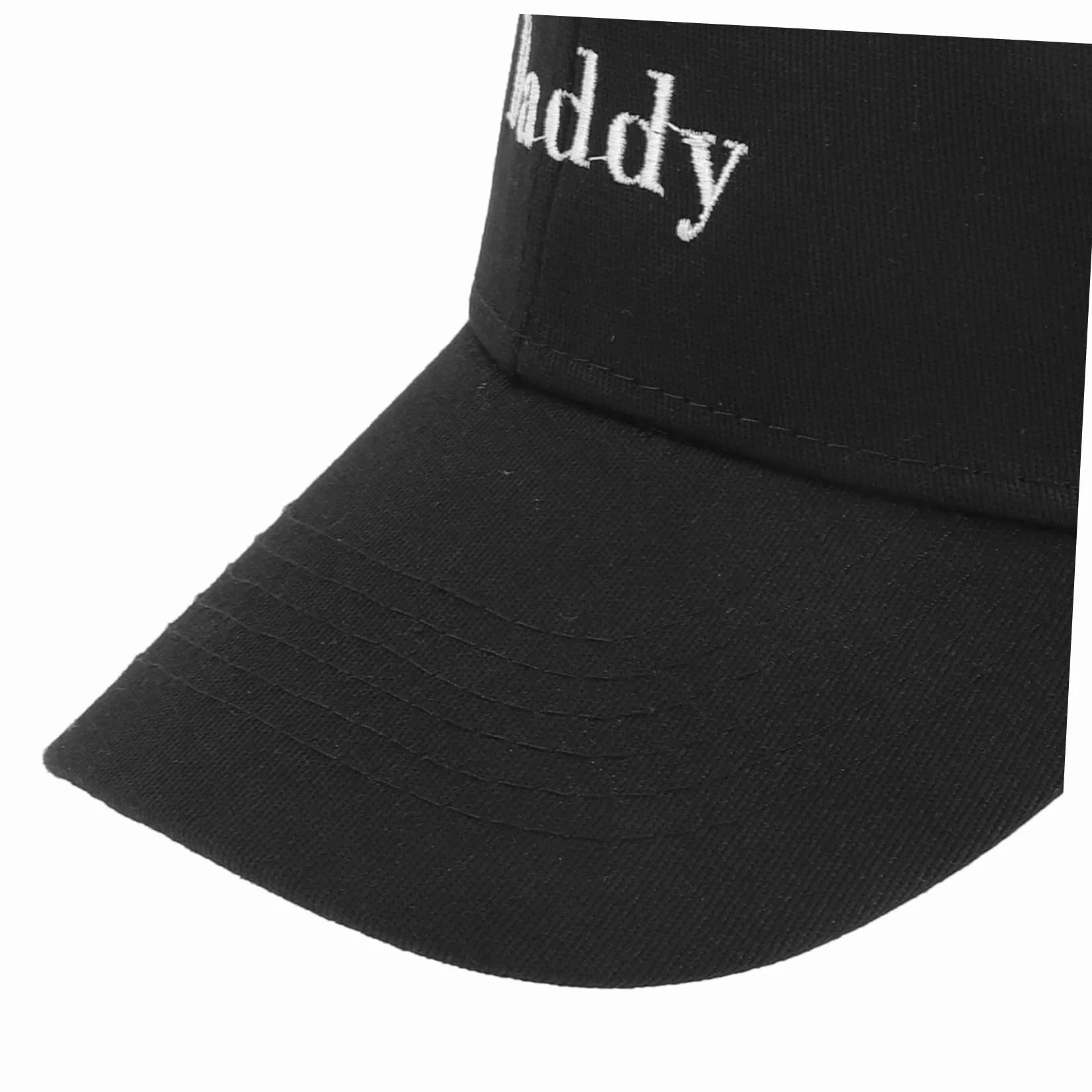 OUNONA Czarny Kapelusz Baseballowy Daddy Męski Kapelusz Przeciwsłoneczny Peaked Cap Do Użytku Zewnątrz Akcesorium Każdą Okazję