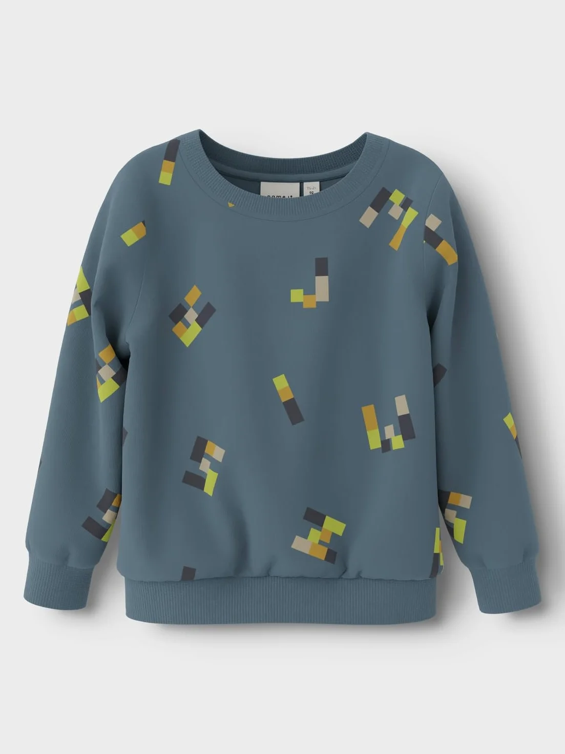 NAME IT Bluza sportowa Chłopcy Nmmleore Ls Swe Bru Pb